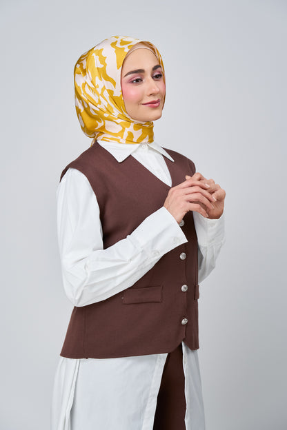 [★New] HoodX Printed Set in Marigold