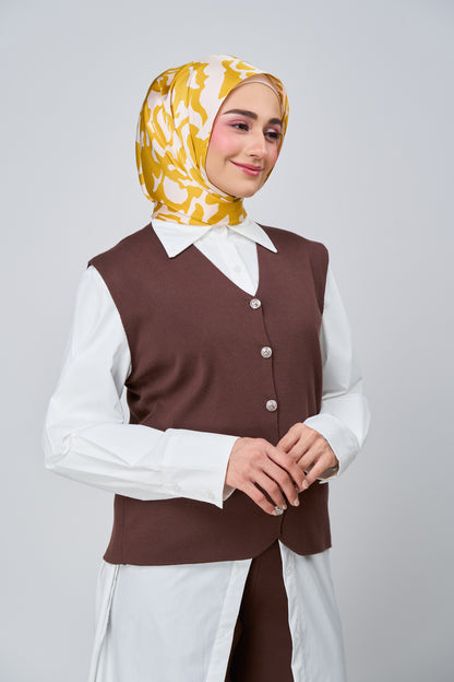 [★New] HoodX Printed Set in Marigold