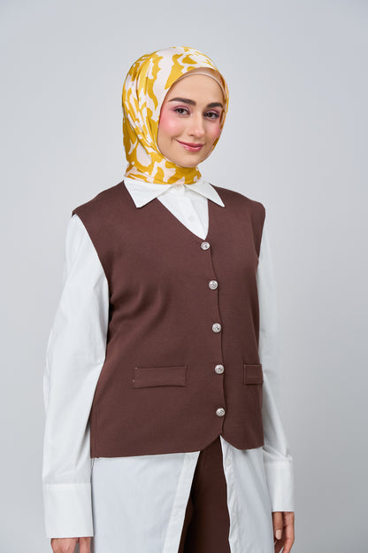 [★New] HoodX Printed Set in Marigold