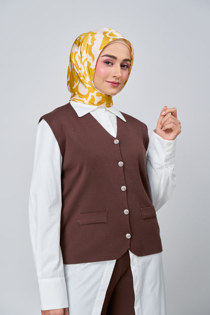 [★New] HoodX Printed Set in Marigold