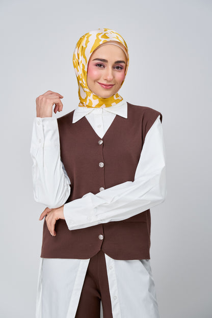 [★New] HoodX Printed Set in Marigold