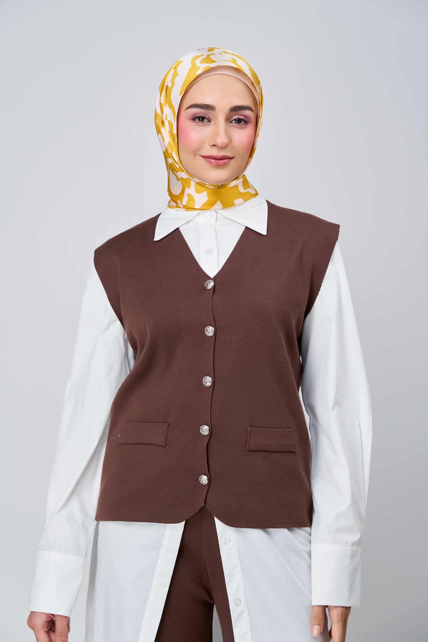 [★New] HoodX Printed Set in Marigold