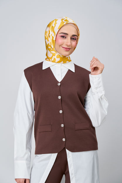 [★New] HoodX Printed Set in Marigold