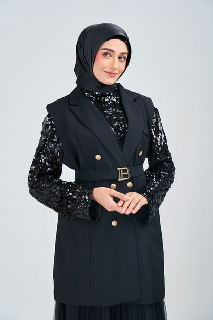 HoodX⁺Plus Luxe in Raven Black