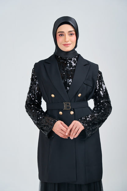 HoodX⁺Plus Luxe in Raven Black