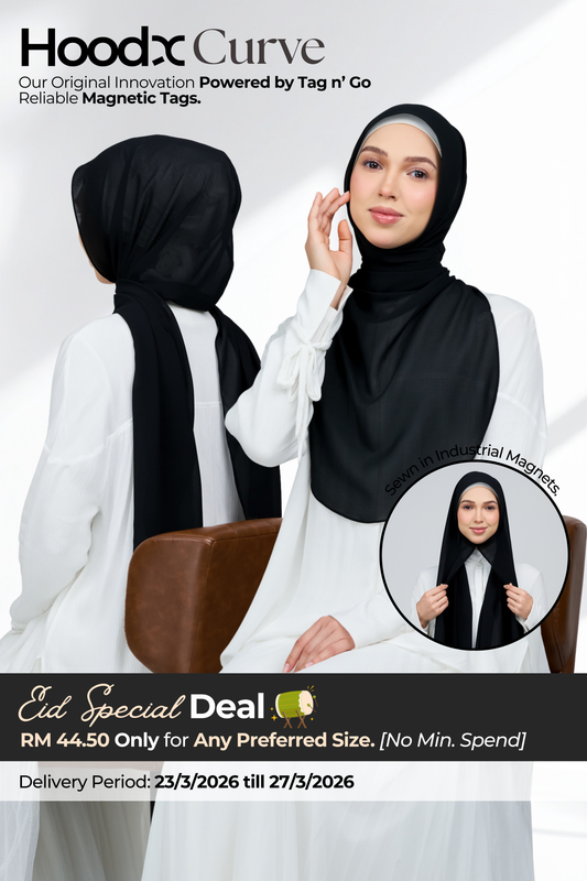 HoodX Curve in Black