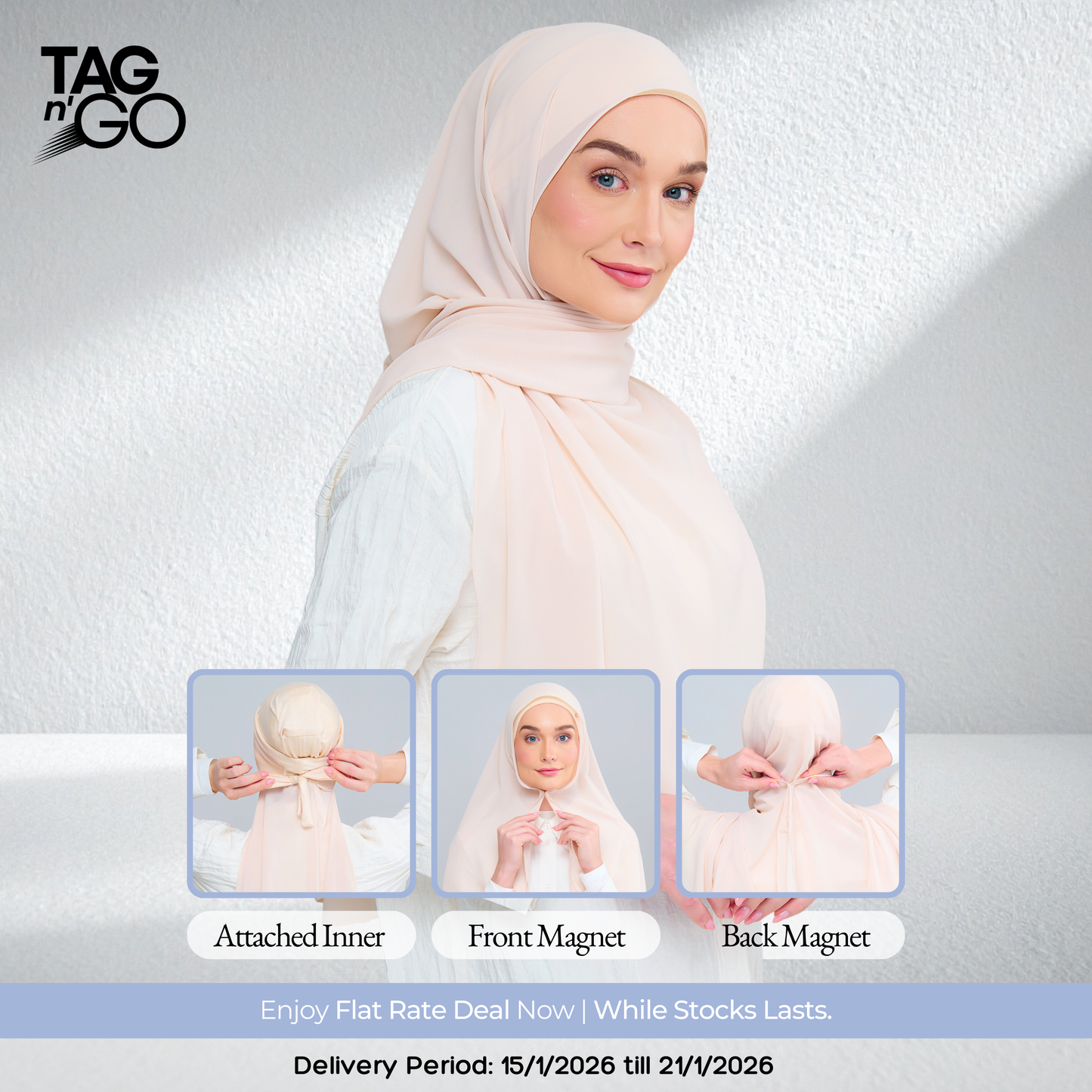 3IN1 Instant Faith Tag n' Go in Classic Cream