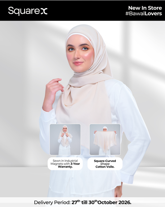 [★ New] SquareX in Light Beige