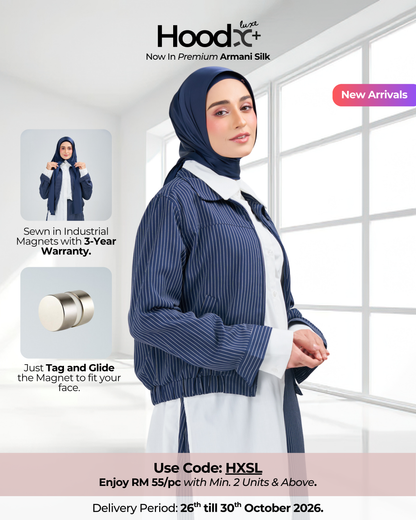 HoodX⁺Plus Luxe in Navy
