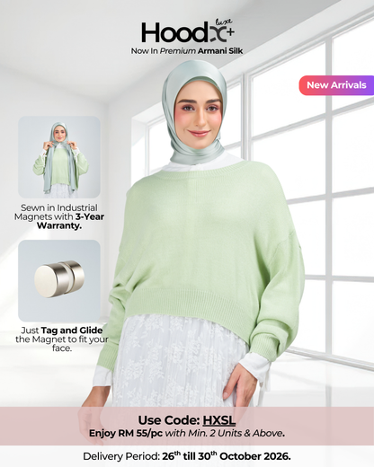 HoodX⁺Plus Luxe in Jade