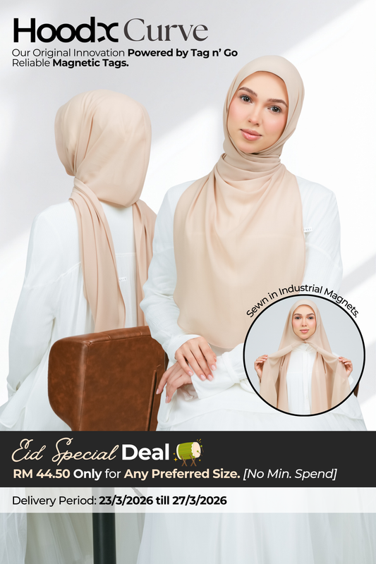 HoodX Curve in Light Fawn