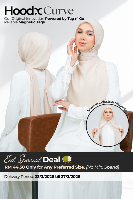 HoodX Curve in Light Sand