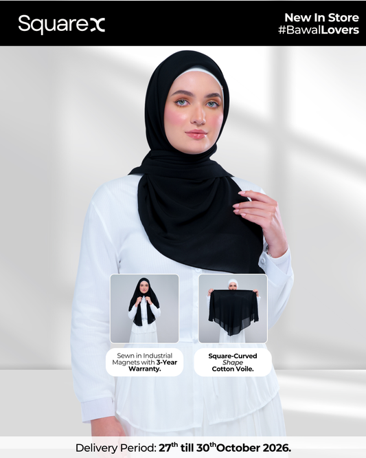 [★ New] SquareX in Black