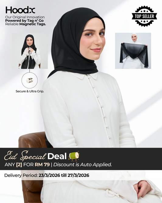 HoodX in Classic Black