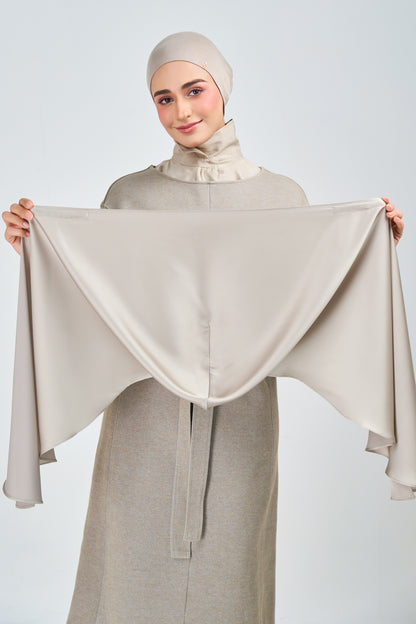 HoodX Luxe in Silver Taupe