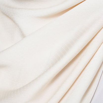 Scarlet Silk Shawl in Warm White