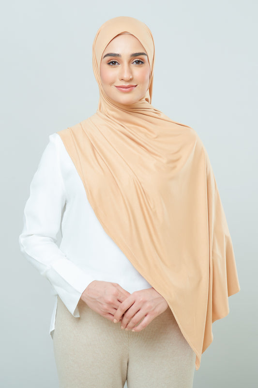 Cozy Shawl in Nude