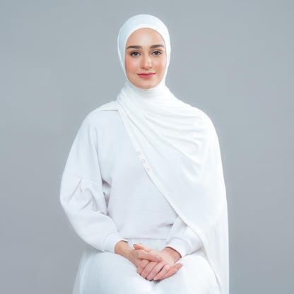 Calla Shawl in White
