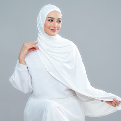 Calla Shawl in White