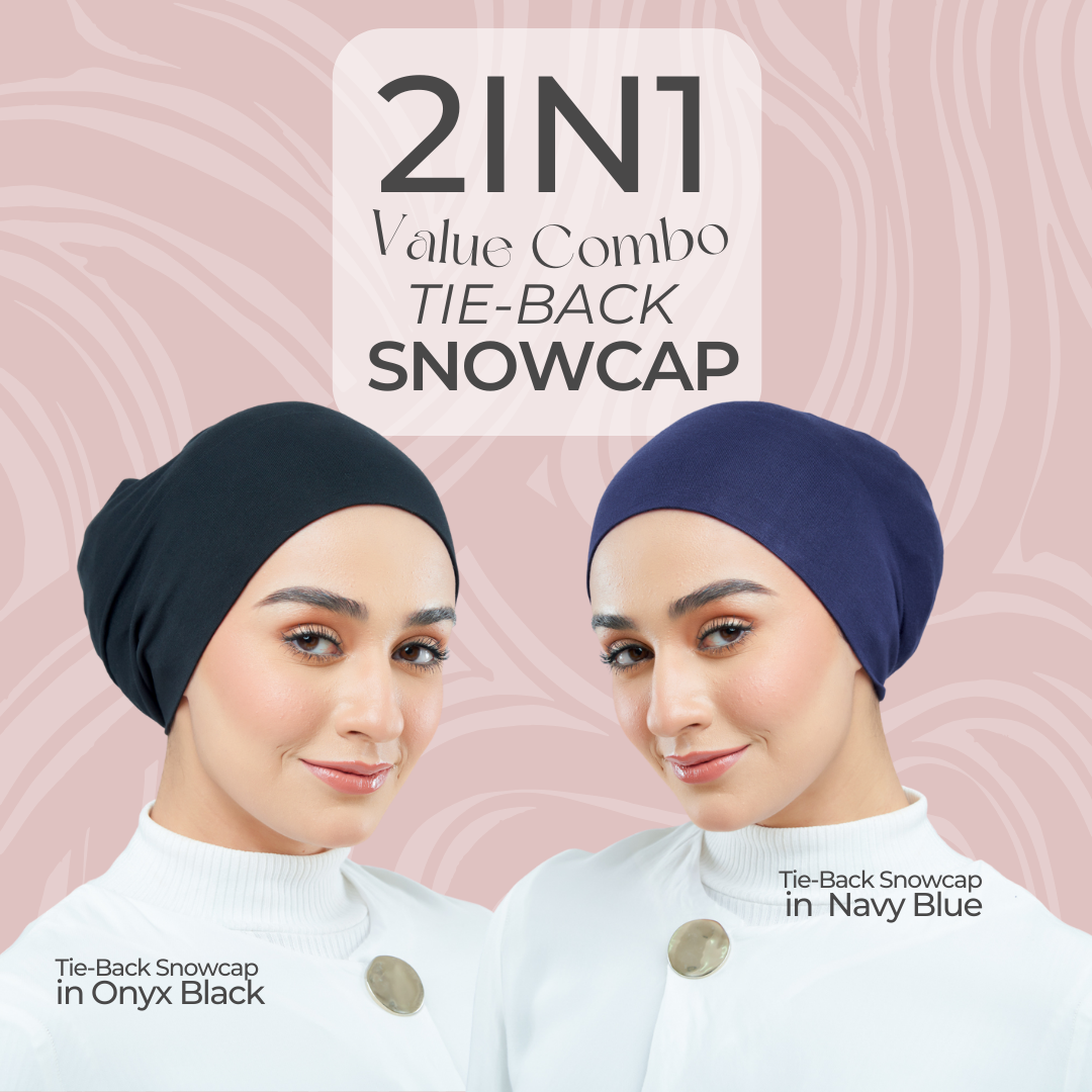 [COMBO 01] Tie-Back Viscose Snowcap