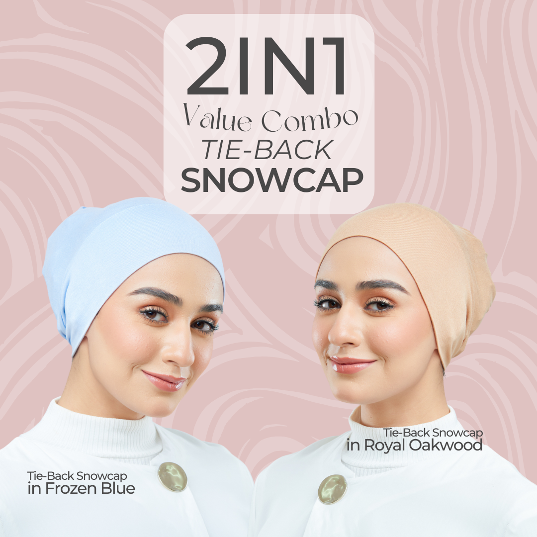 [COMBO 08] Tie-Back Viscose Snowcap
