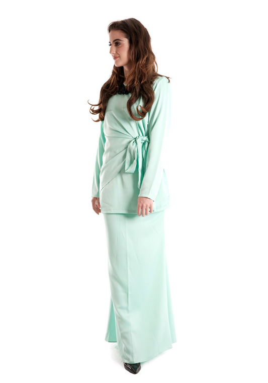 Baju Kurung Wrap in Mint Green