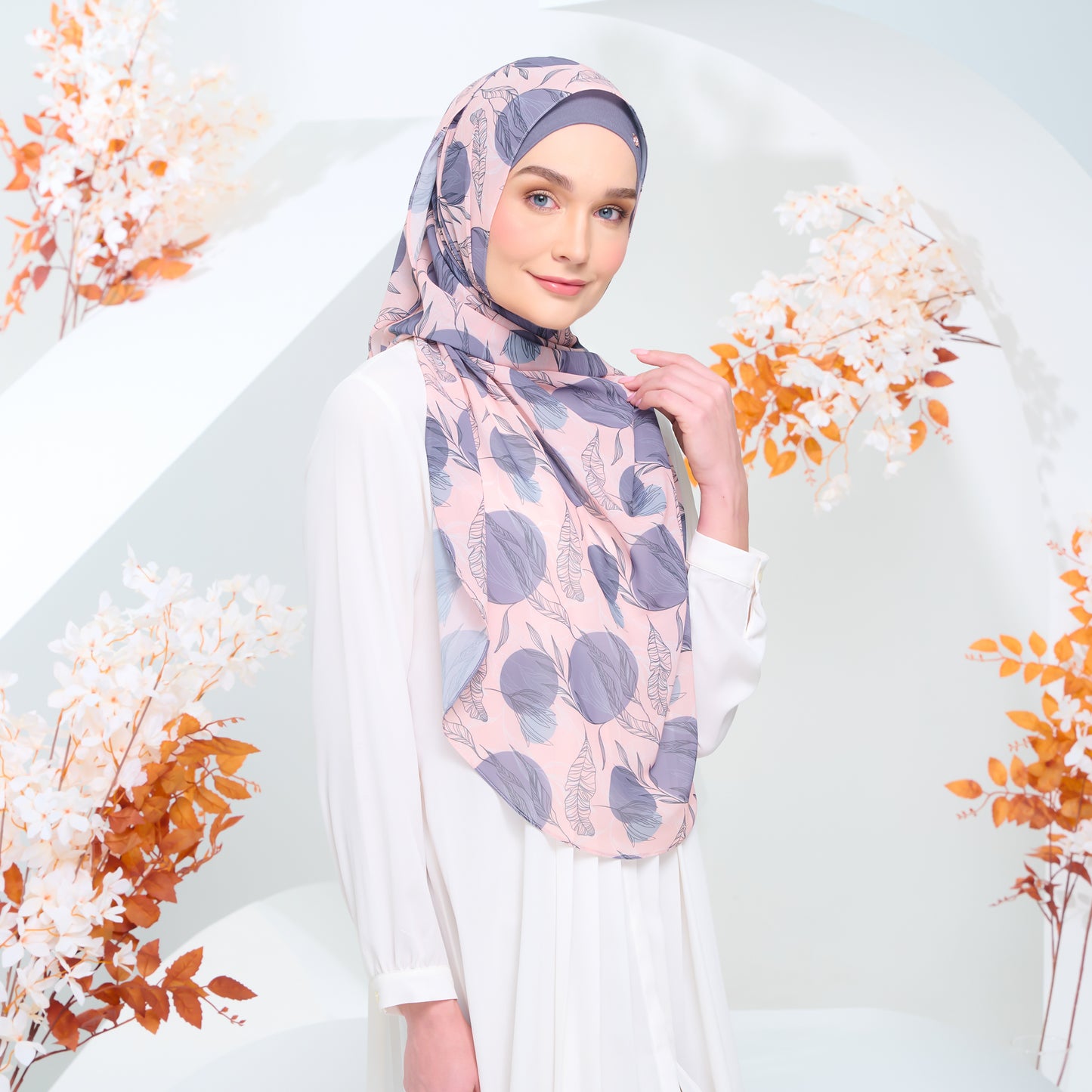 LE Printed Dolce in Blush Periwinkle