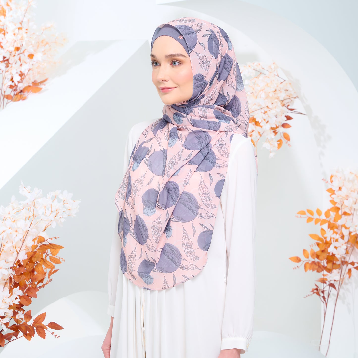 LE Printed Dolce in Blush Periwinkle
