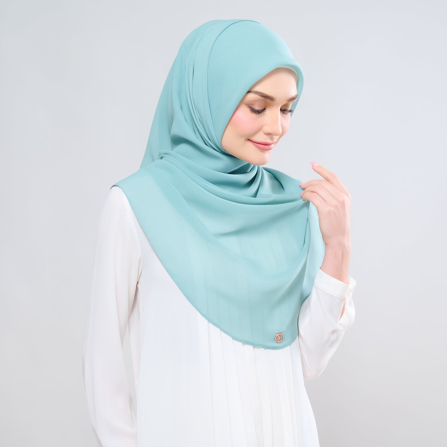 Hayfa Bawal Curve 48 in Turqouise