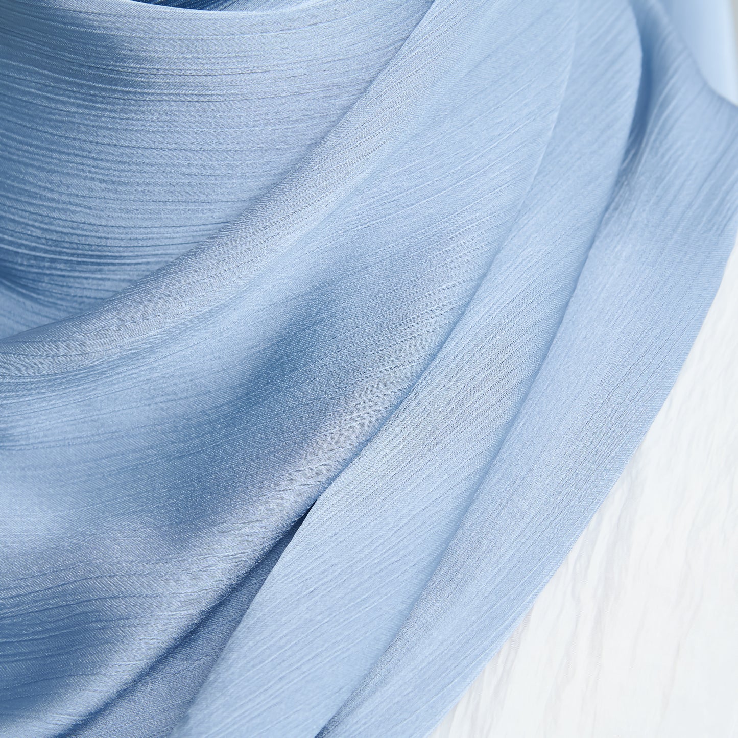 Medina Silk Shawl in Blue Periwinkle