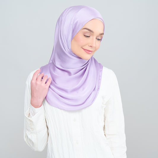 Medina Silk Shawl in Lilac