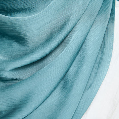 Medina Silk Shawl in Turquoise