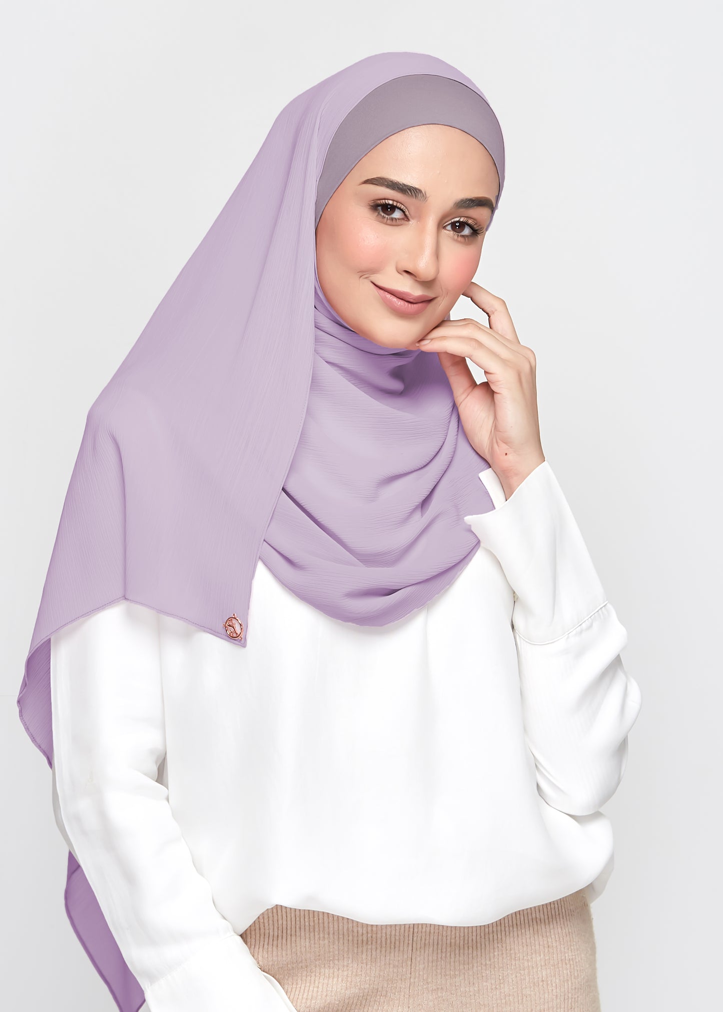 Chiffon Dolce in Lavender Frost (Semi-Instant)