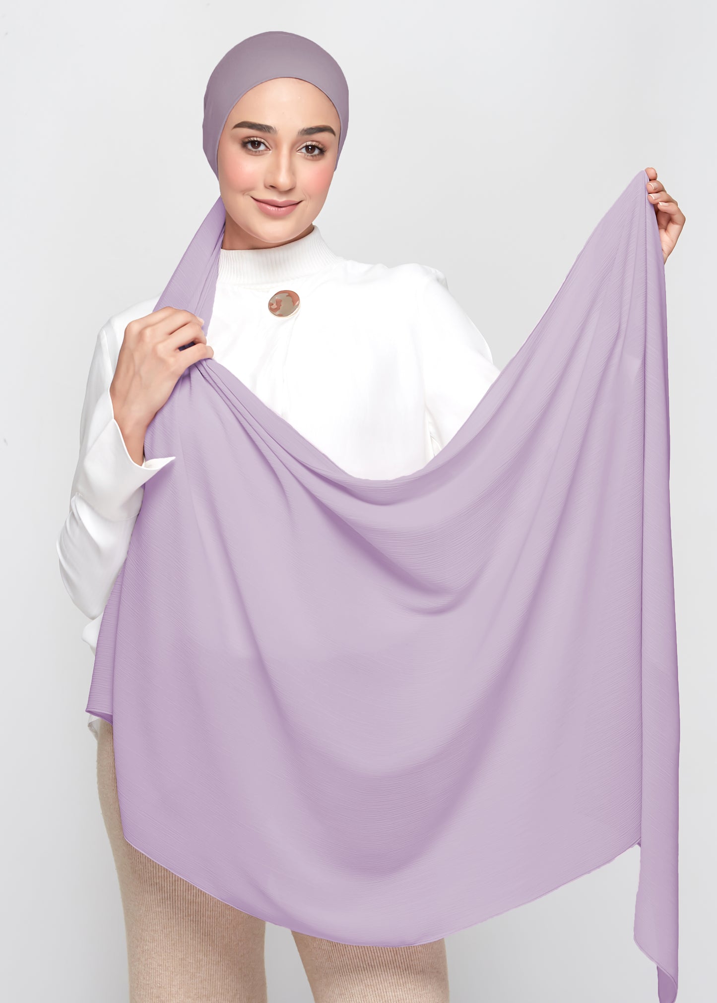 Chiffon Dolce in Lavender Frost (Semi-Instant)