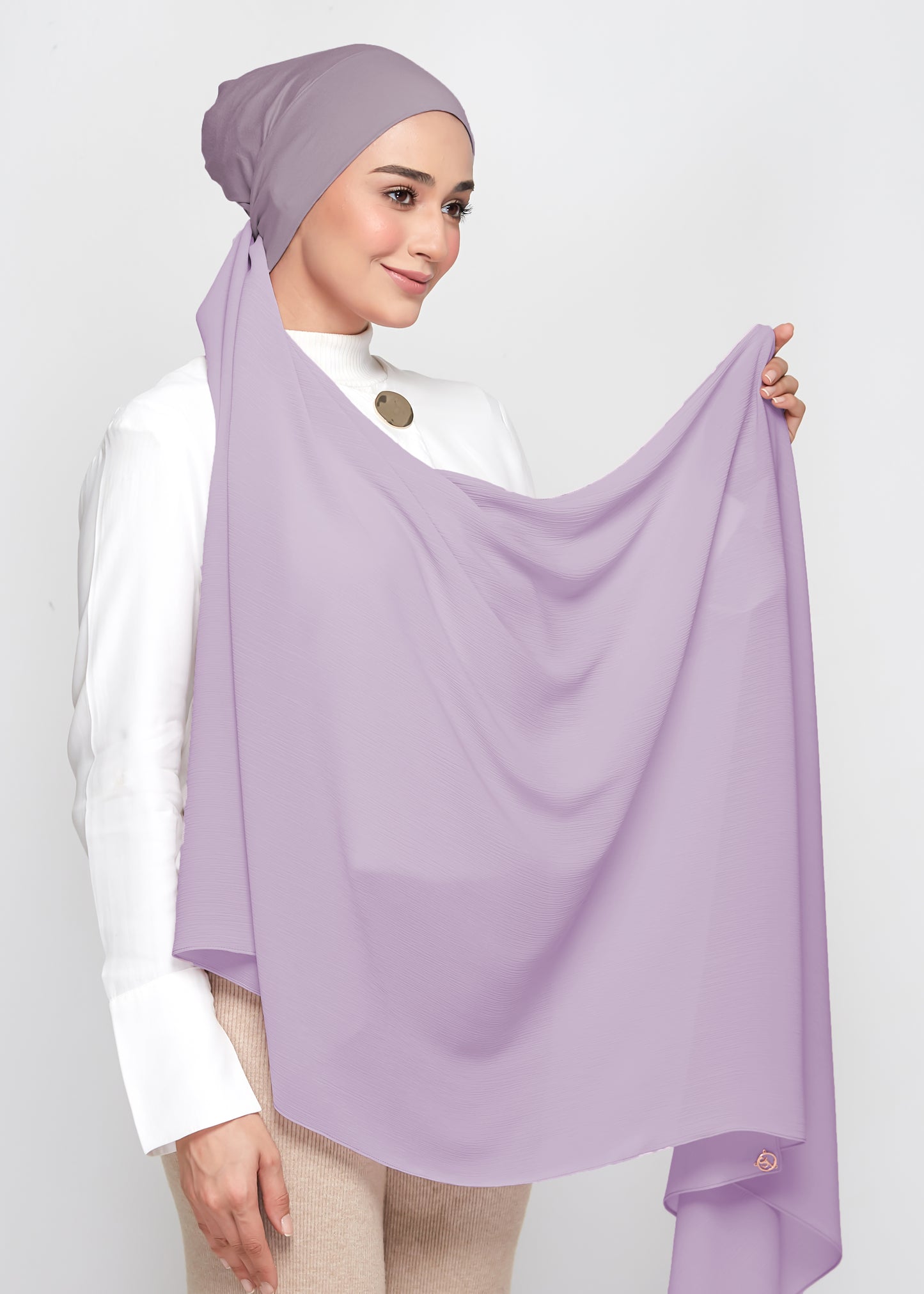 Chiffon Dolce in Lavender Frost (Semi-Instant)