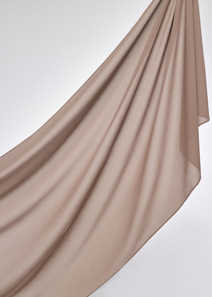 Basic Chiffon in Brown Taupe