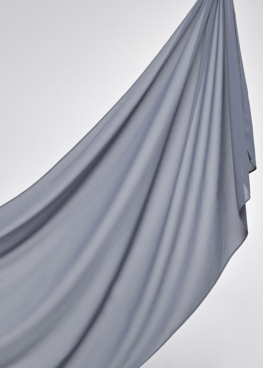 Basic Chiffon in Steel Grey