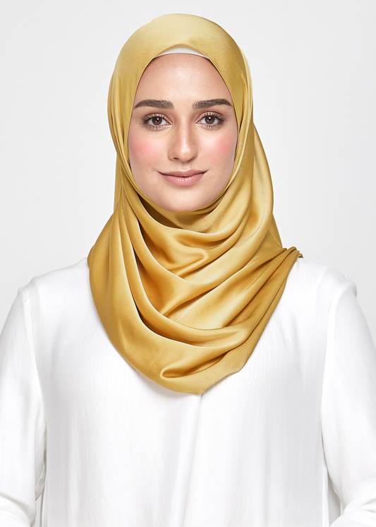 Satin Diamond in Mustard
